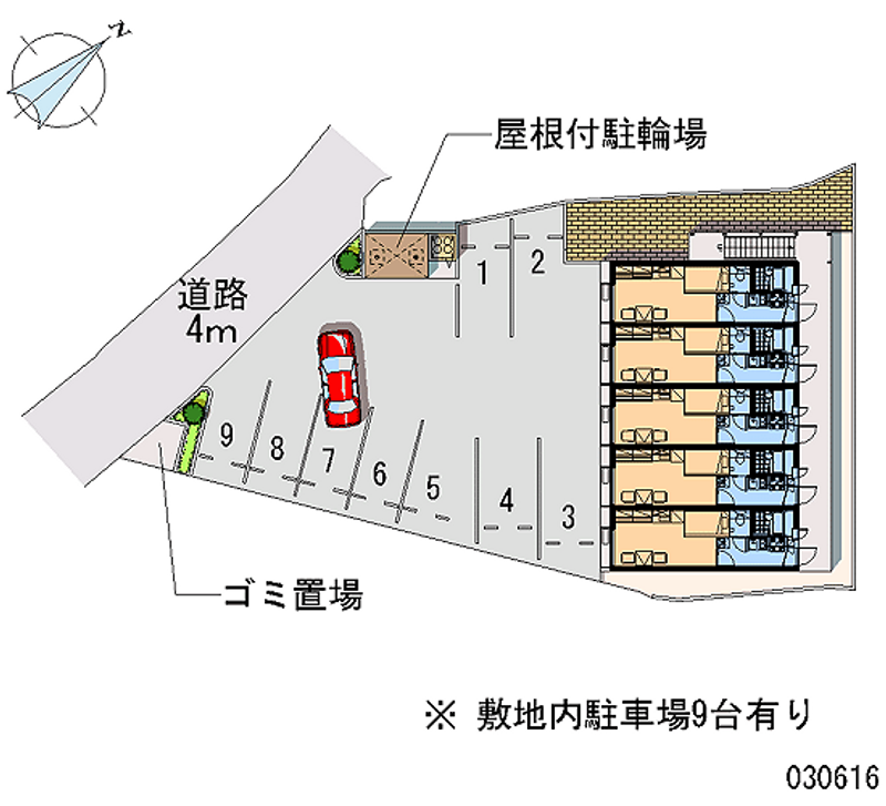 レオパレスＹカネミツ　二番館 共用部分