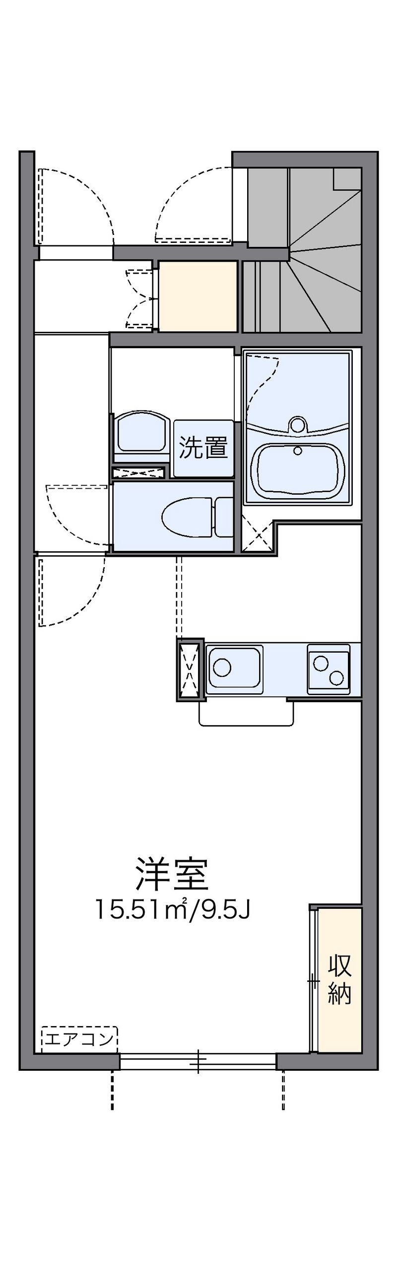 レオネクスト地蔵寺 間取図