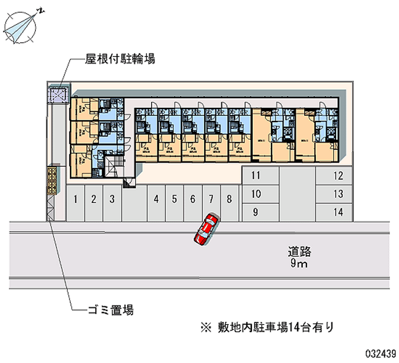 レオパレス大樹 月極駐車場