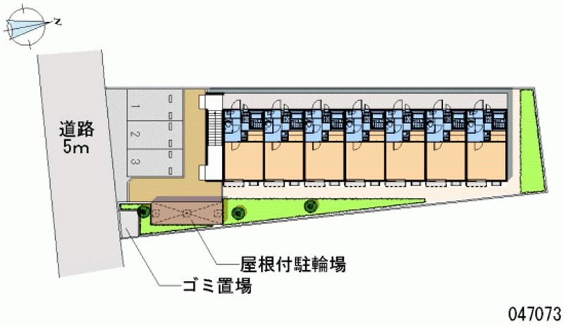 レオパレス外環富田林Ⅲ 月極駐車場