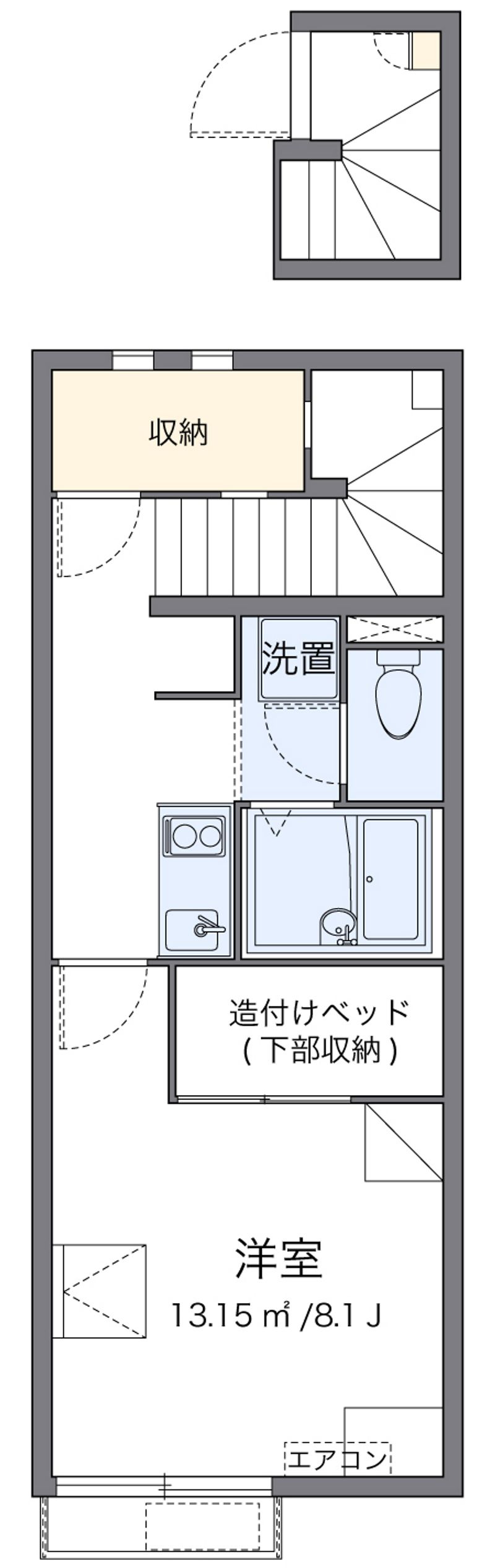 レオネクストハイツやまいち 間取図