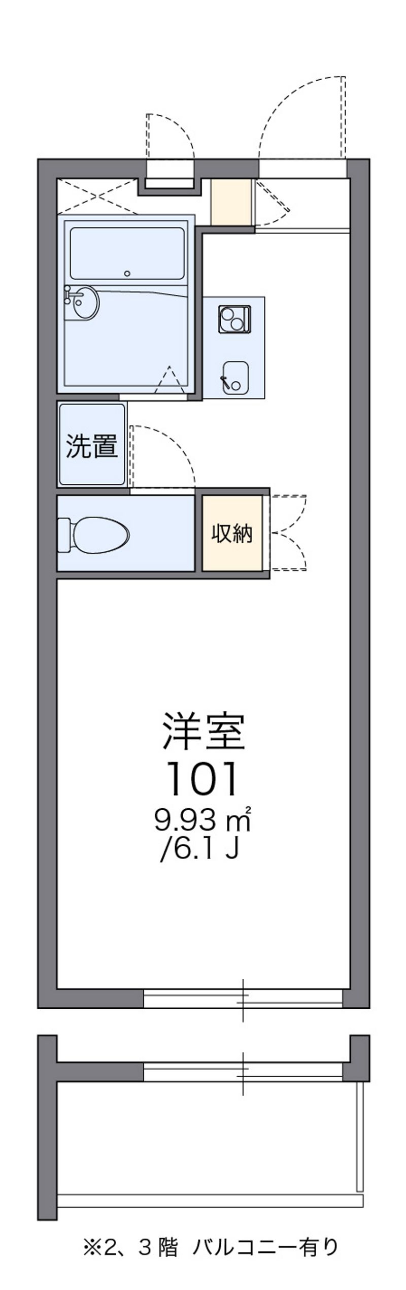 レオパレスＡＬＴＡⅡ 間取図