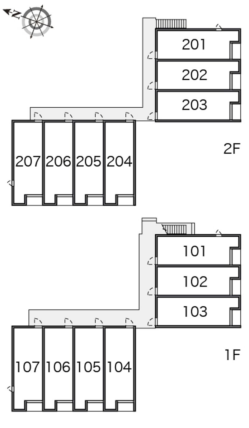 レオネクストエルヴィータ 間取配置図