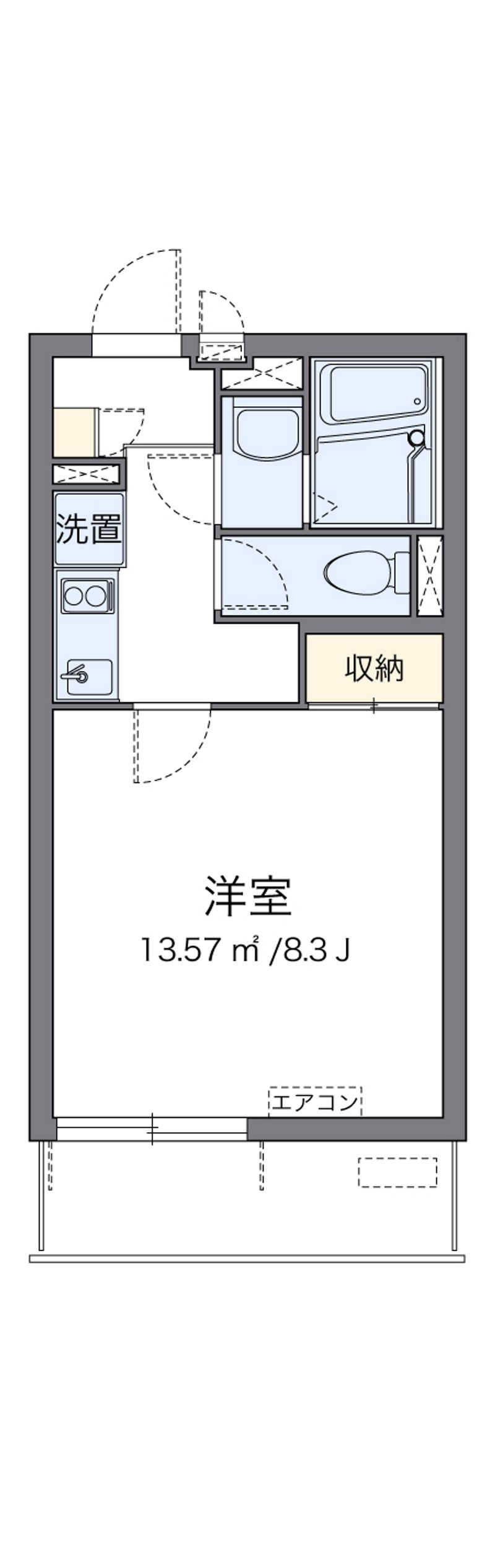 クレイノワコウサンハイツ蕨 間取図