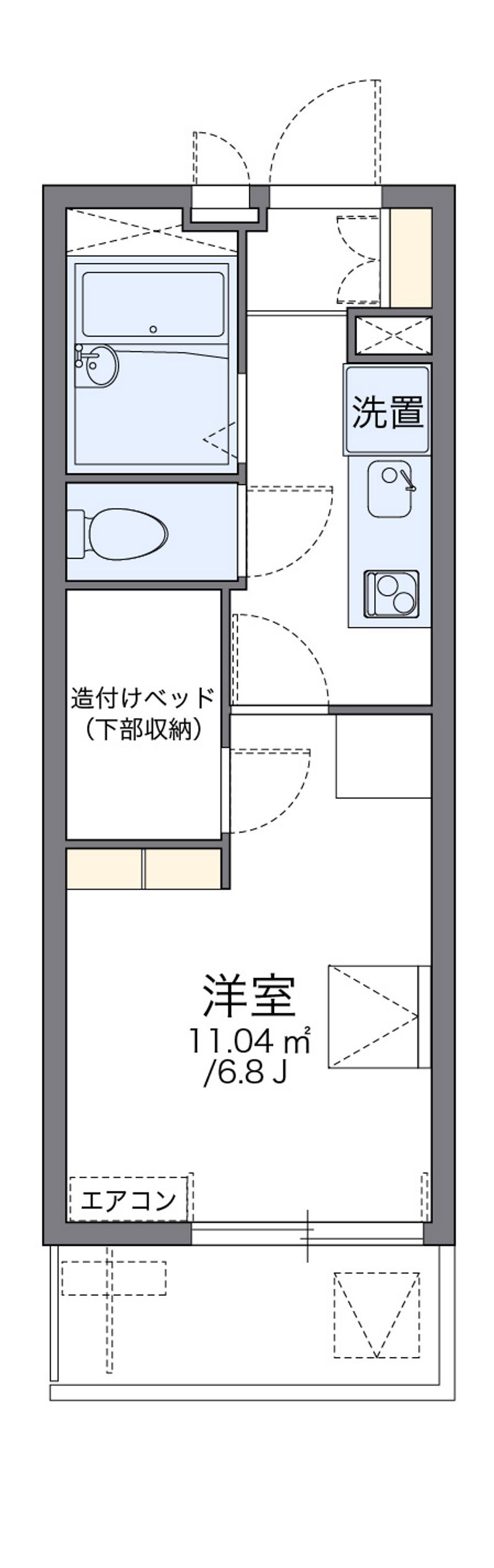 レオパレスｓｕｇａｎｏｙａ 間取り