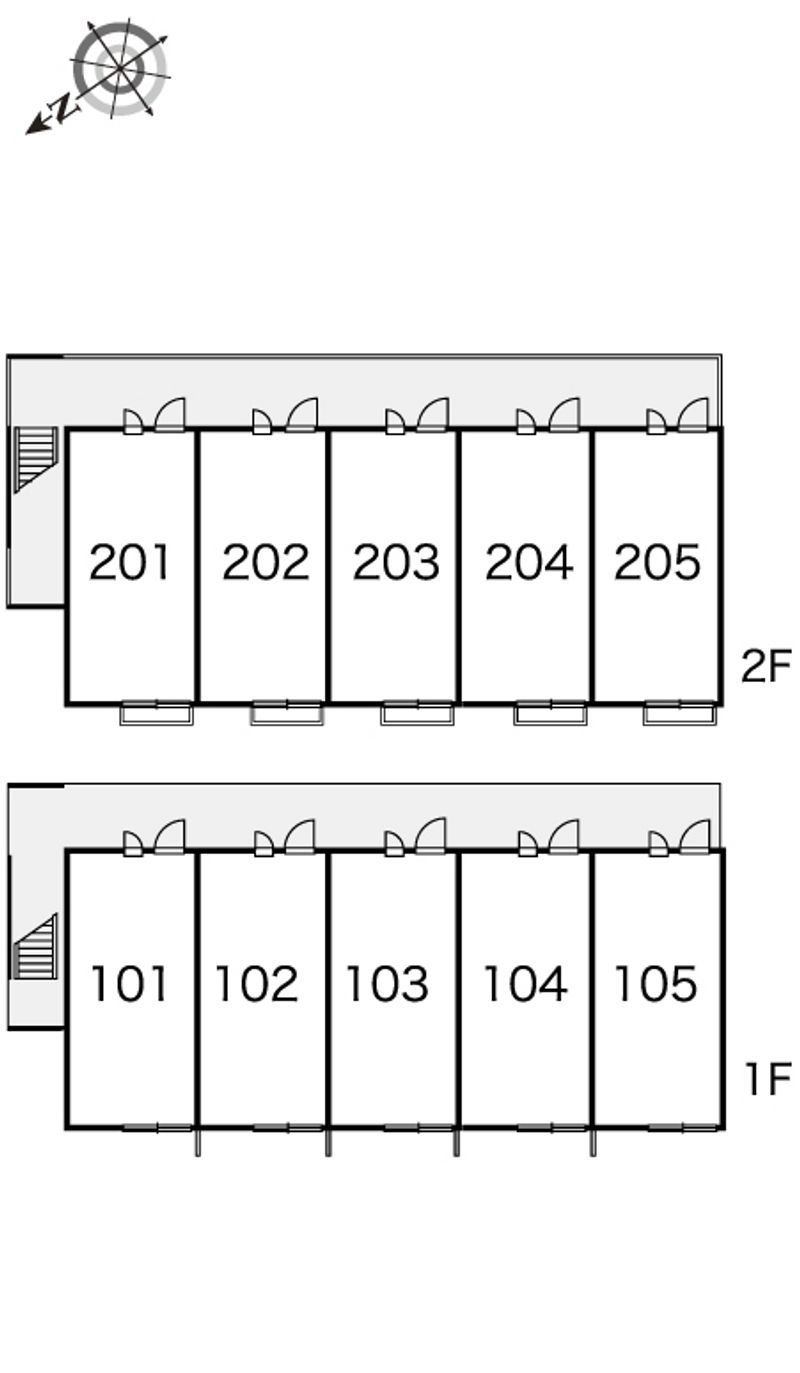 レオパレスエスベランサ 間取配置図