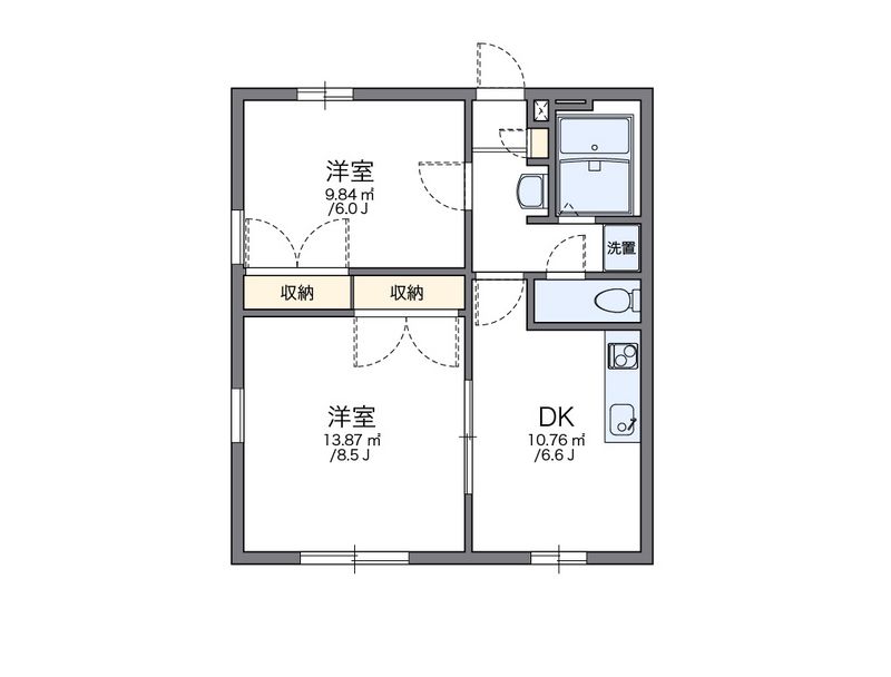 レオパレスＣＡＰＴＡＩＮ 間取図