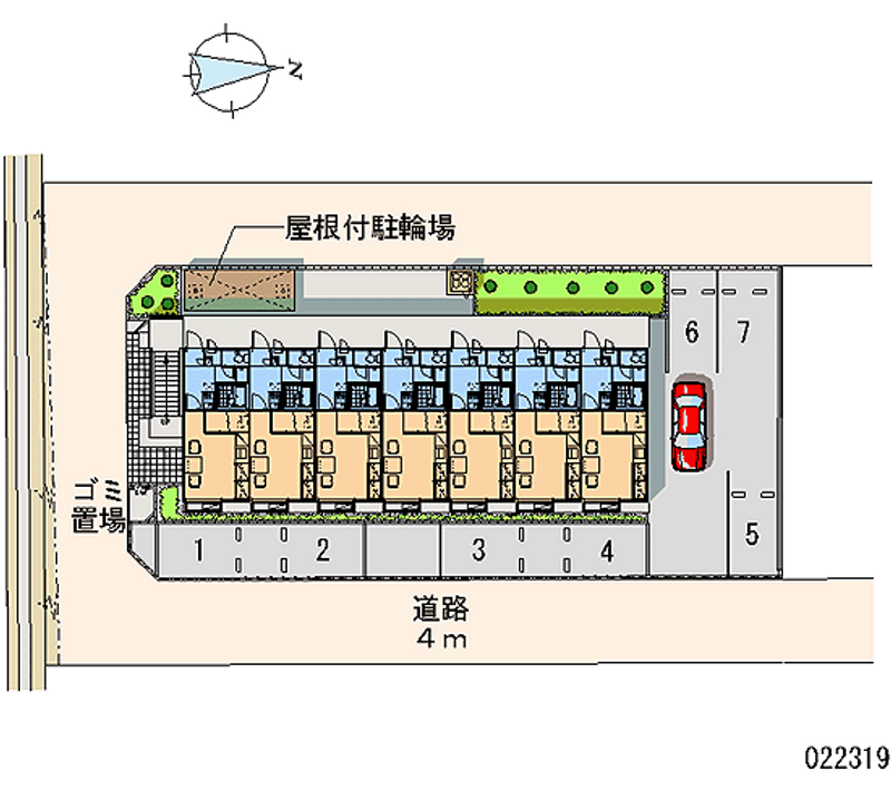 22319 Monthly parking lot