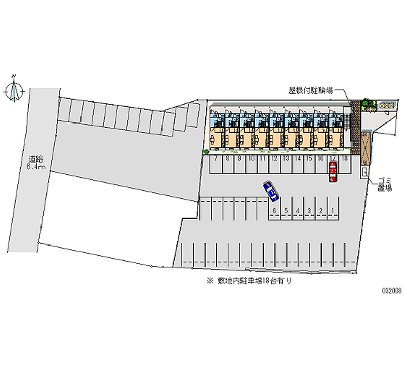 32008 Monthly parking lot