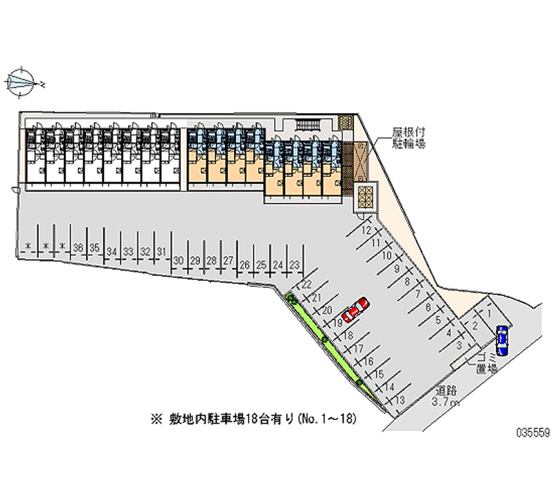 レオパレスグランデタカヤマ 共用部分