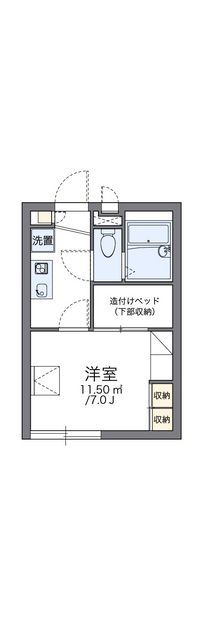 レオパレス昴 間取り図