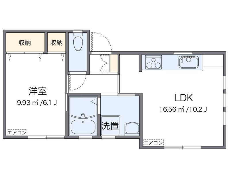 レオパレスＭＴテラス 間取り
