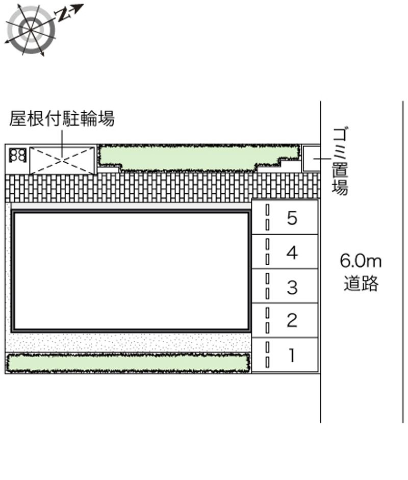 レオネクストブランドールＫ 配置図