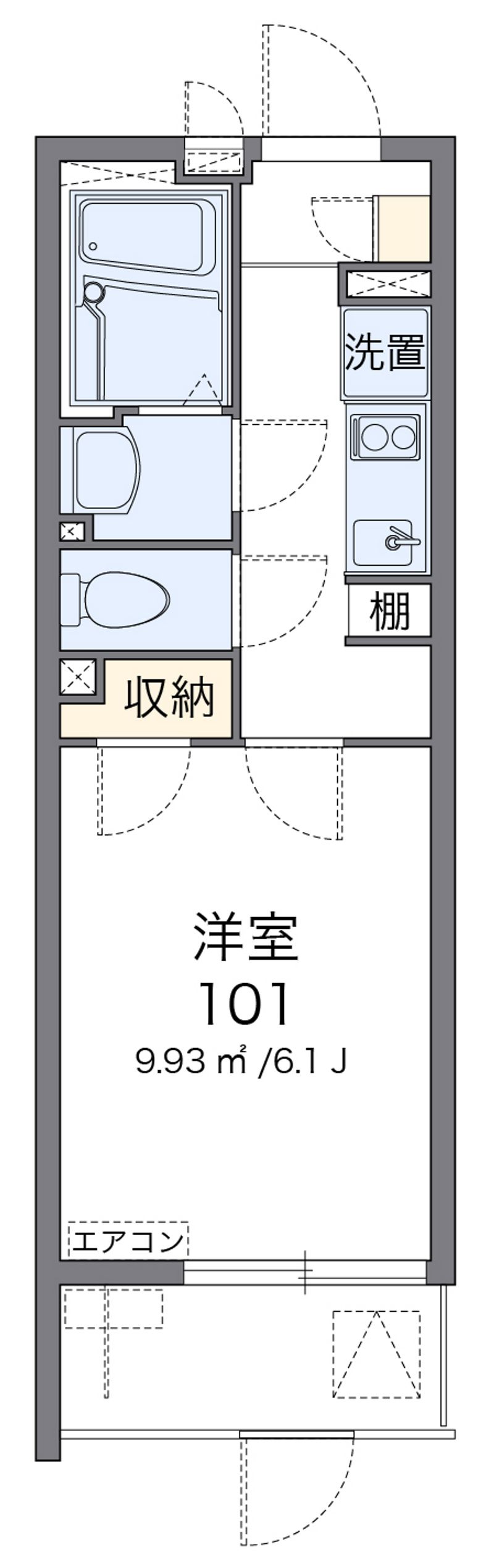 クレイノ春日 間取図