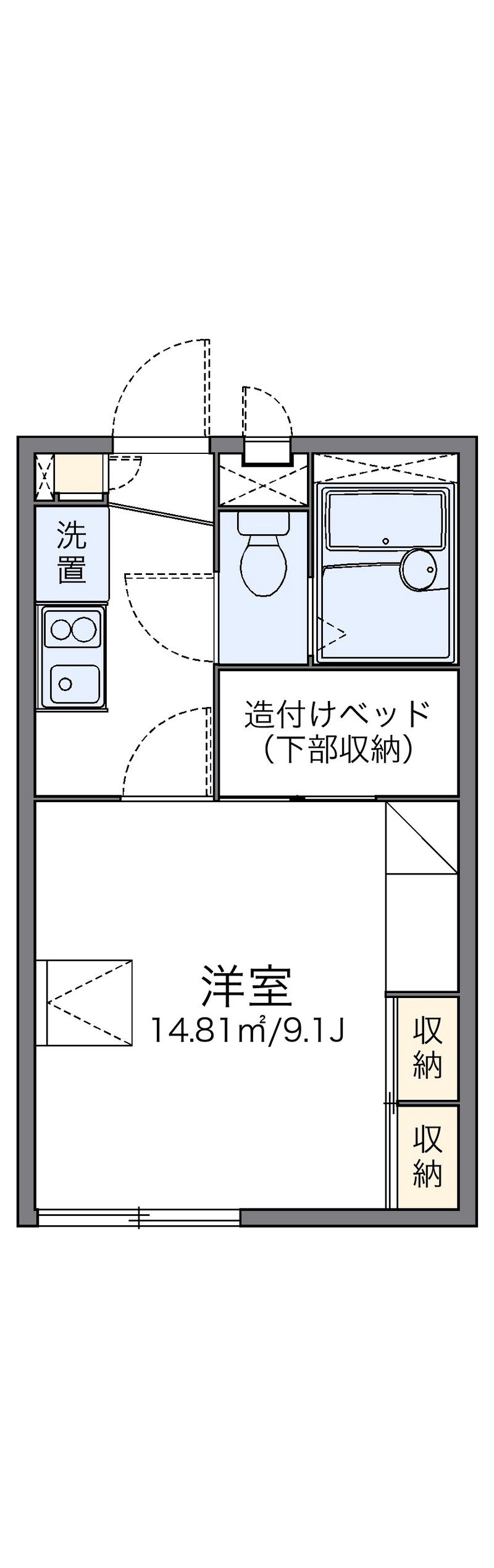 レオパレスエステート 間取図