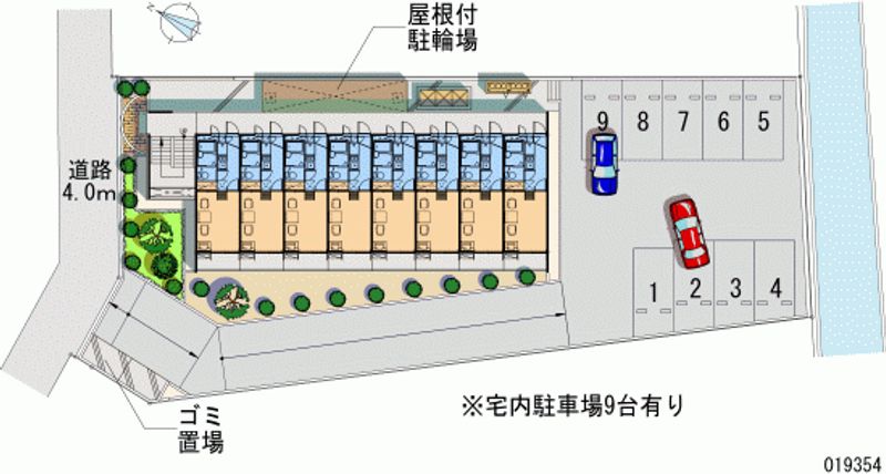 19354 Monthly parking lot