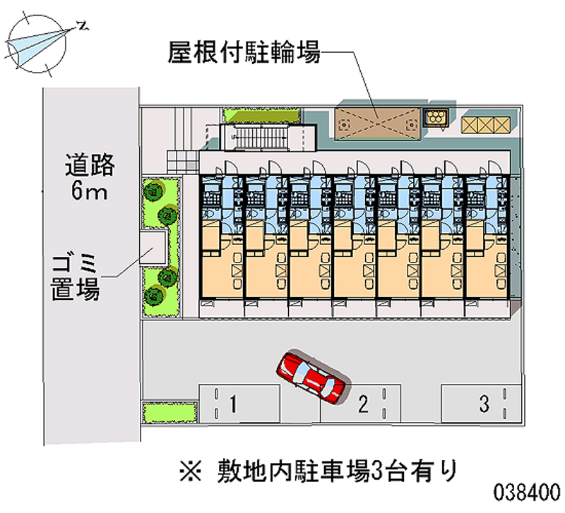 レオパレスハーモニー蕨 月極駐車場