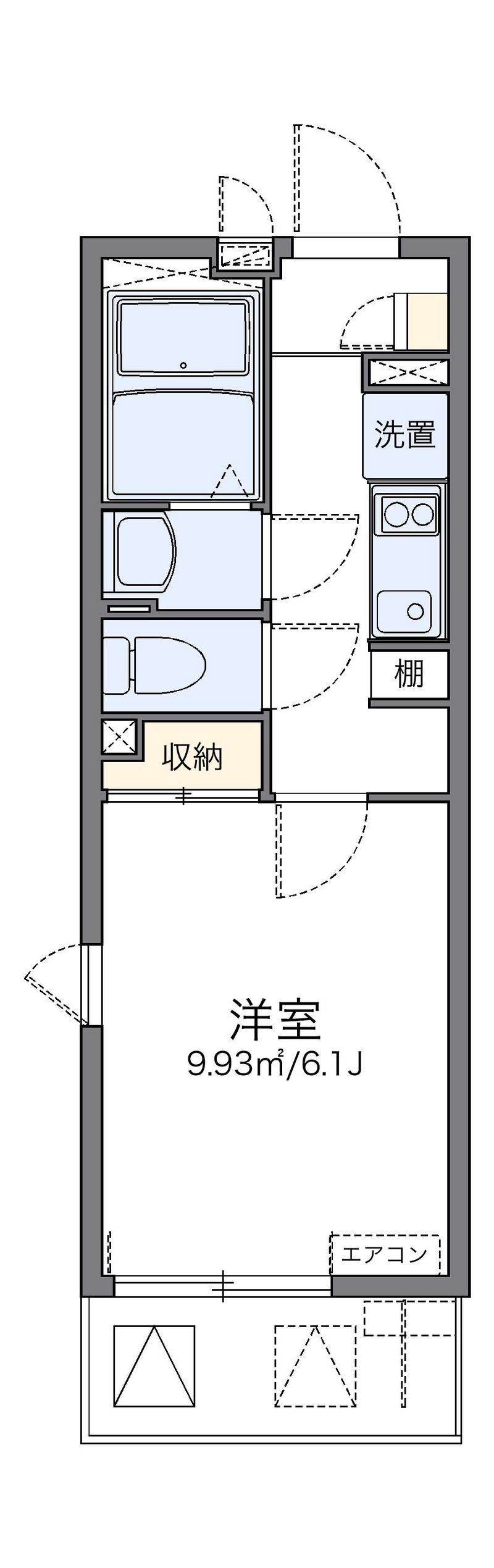 レオネクストＴＡＫＡＲＡＤＡⅡ 間取り