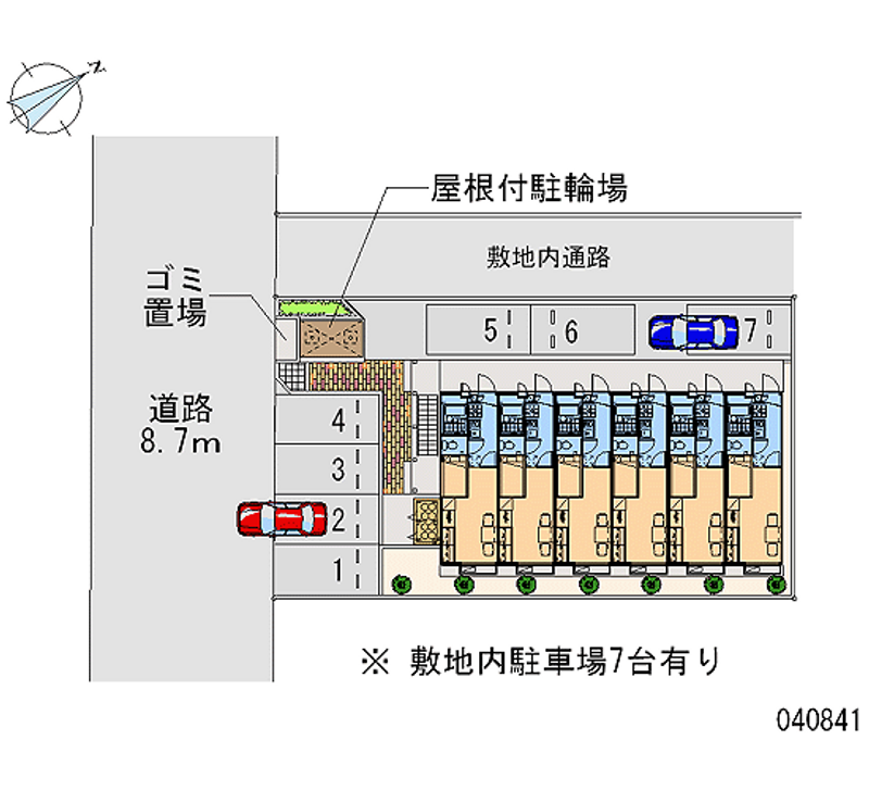 40841 bãi đậu xe hàng tháng