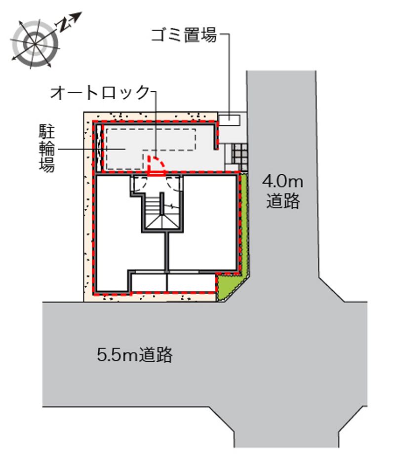 クレイノＫＯＭＯＨＡＮＡ 配置図