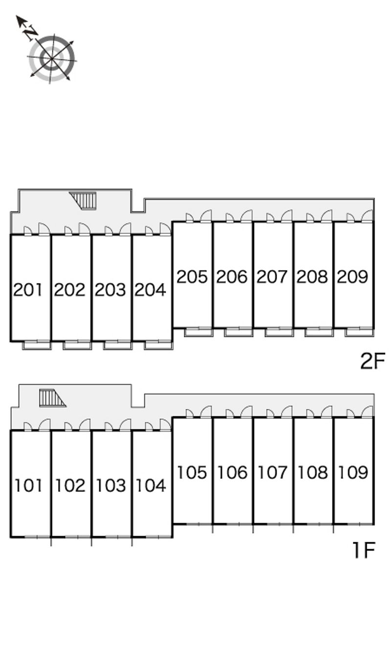 レオパレスＫＥＩ５ 間取配置図