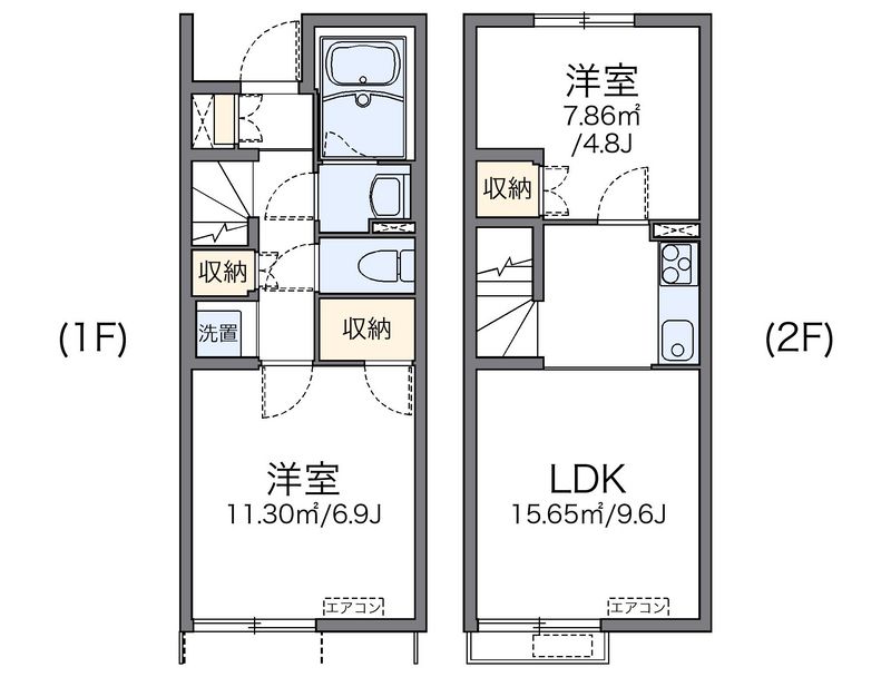 レオネクスト八代福正Ⅰ 間取図