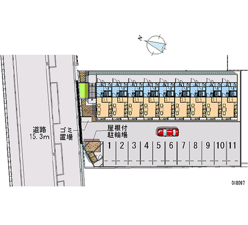 18097 Monthly parking lot