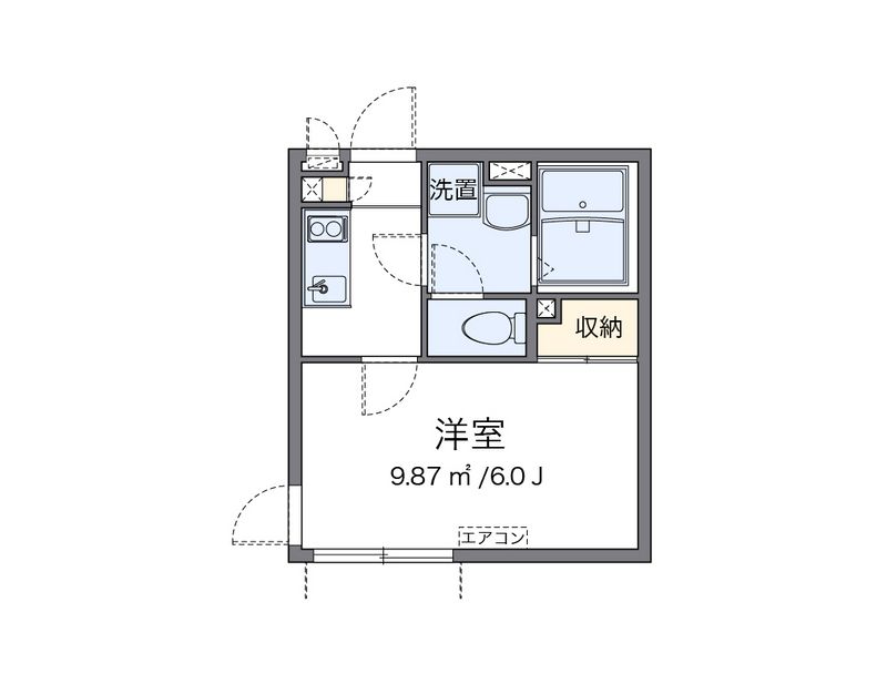 クレイノＳｕｎｒｉｓｅ上篠崎 間取図
