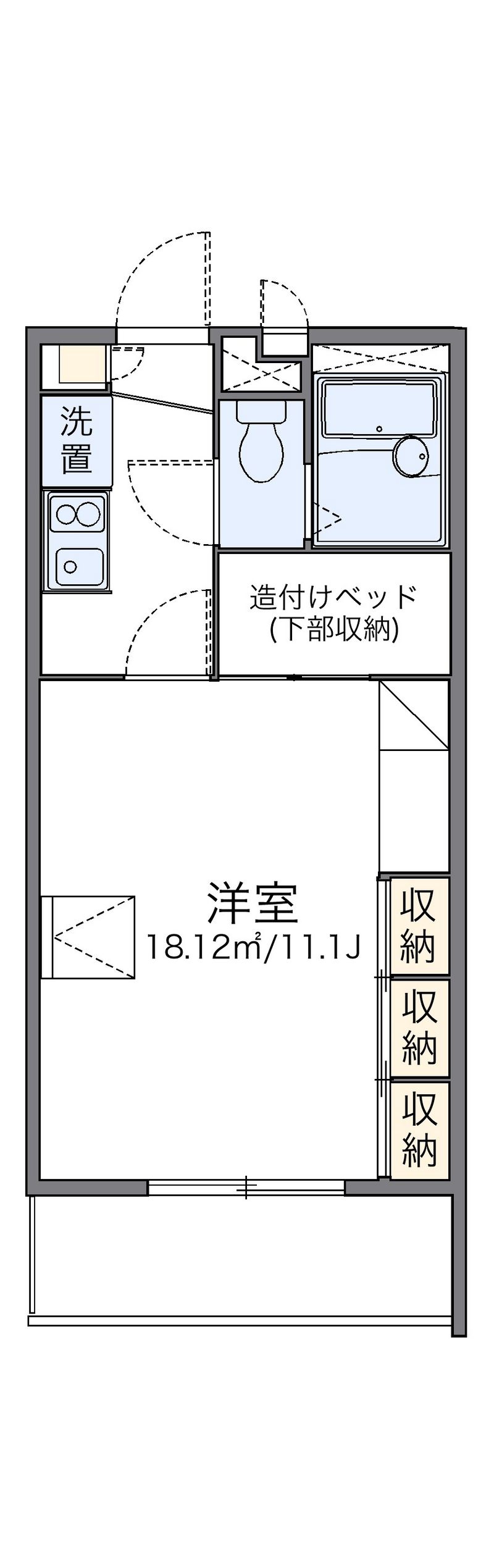 レオパレスＹ．Ｅ．Ｍ 間取図