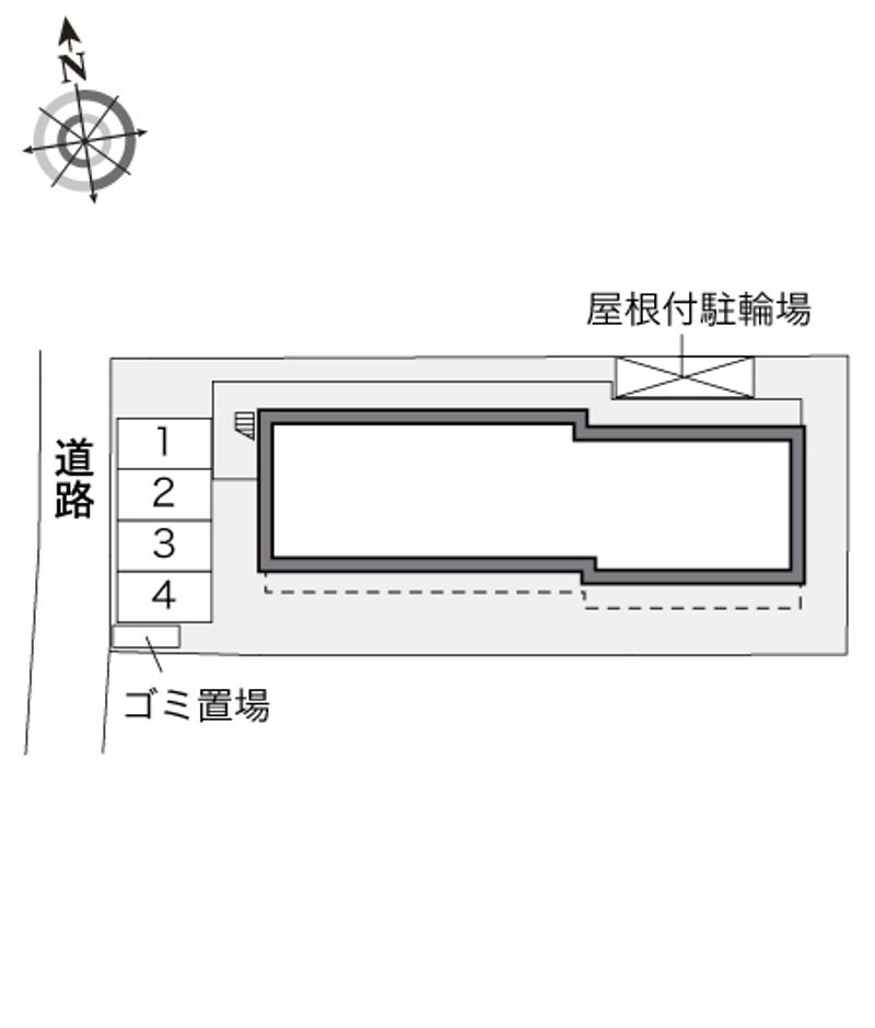 レオパレスフラワーヒル熊本 配置図