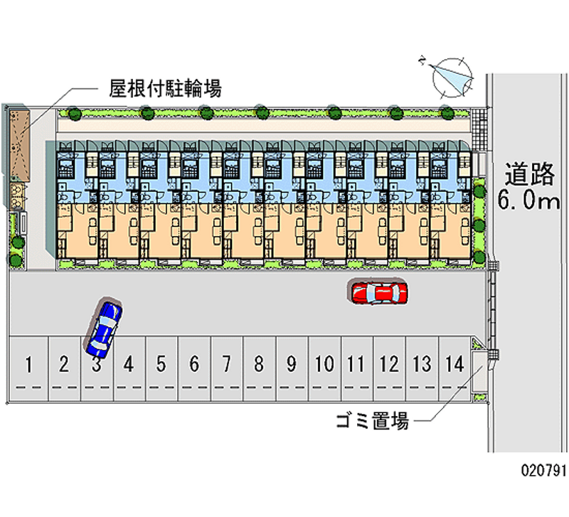 20791 Monthly parking lot