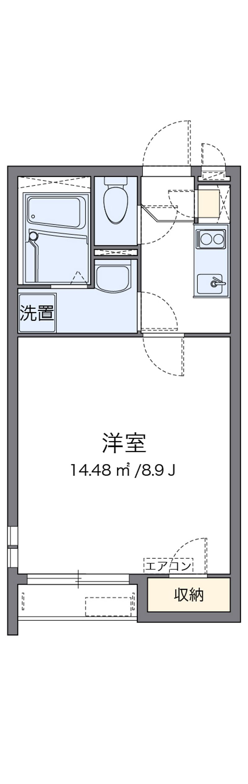 クレイノＯＯＭＵＲＡ 間取図