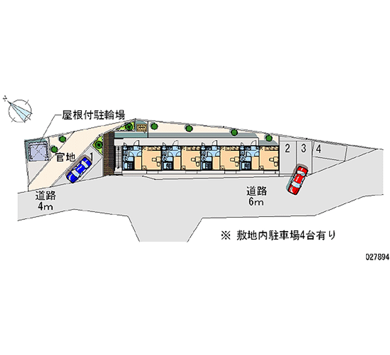 レオパレスＦｌｏｗｅｒ 月極駐車場