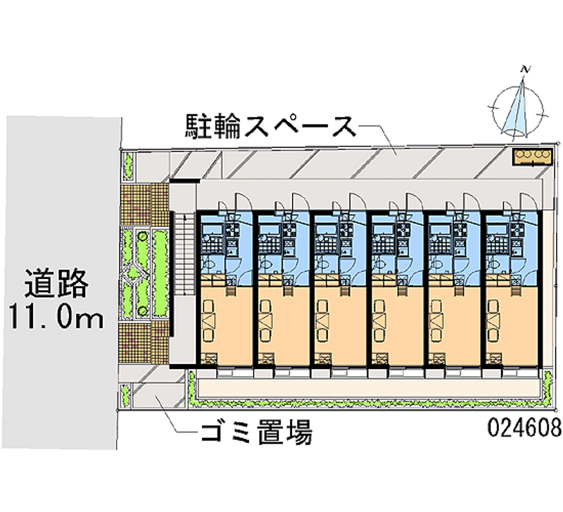 レオパレスエスペランサ 区画図