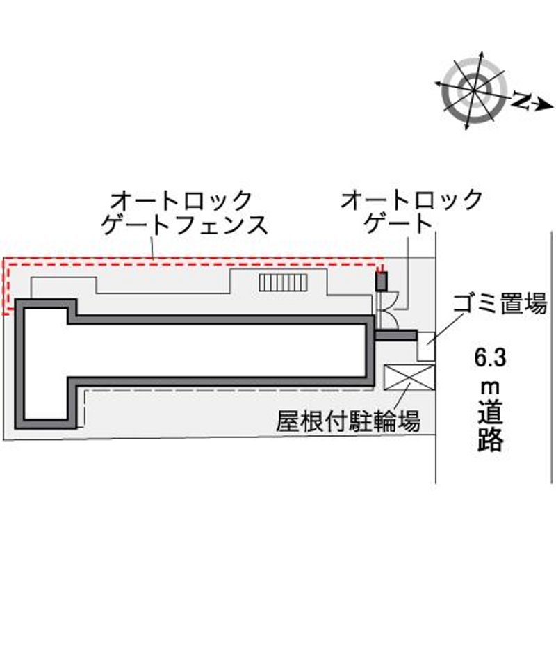 レオパレスフェイス 配置図