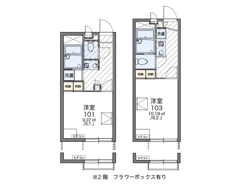 レオパレスＦｉｔ 間取図