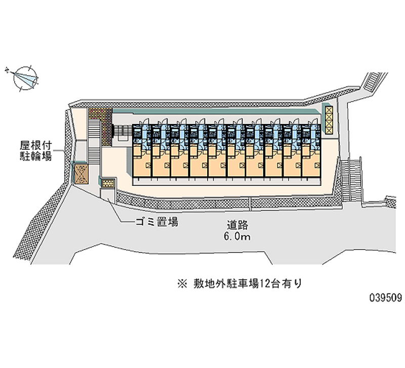 レオパレス大黒 月極駐車場