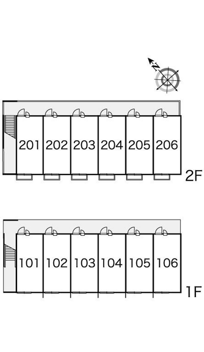 レオパレスリヴィエラ 間取配置図
