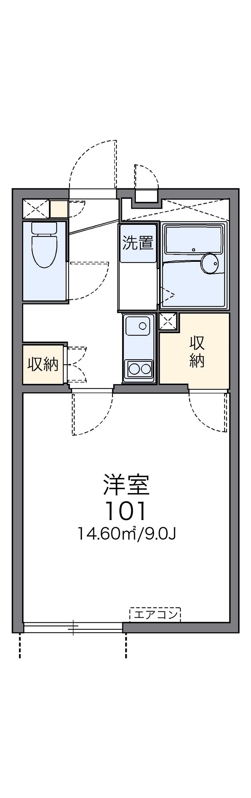 レオネクスト颯 間取図