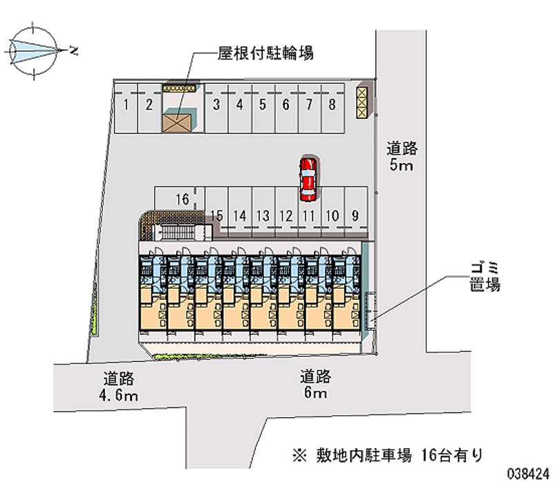 38424 Monthly parking lot