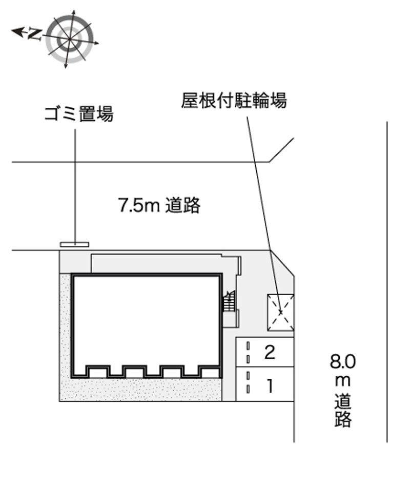 レオネクストレクエルドＫＹ 配置図