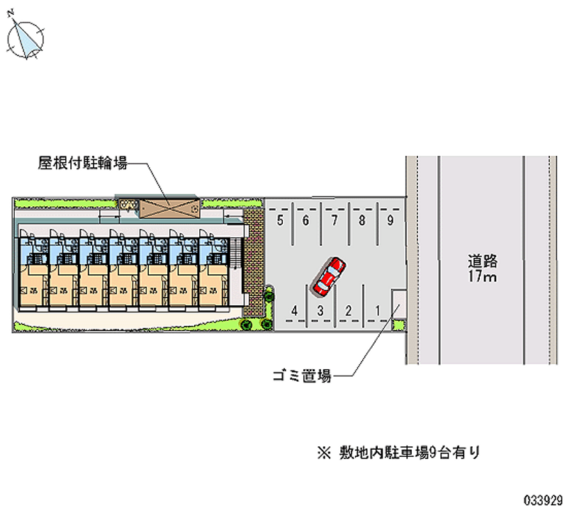 レオパレスＬ＆Ｂ 月極駐車場