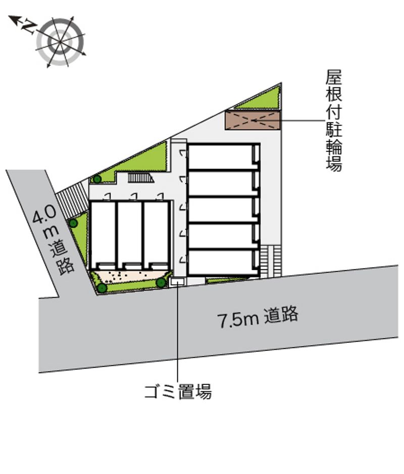 レオネクストやまとⅢ 配置図