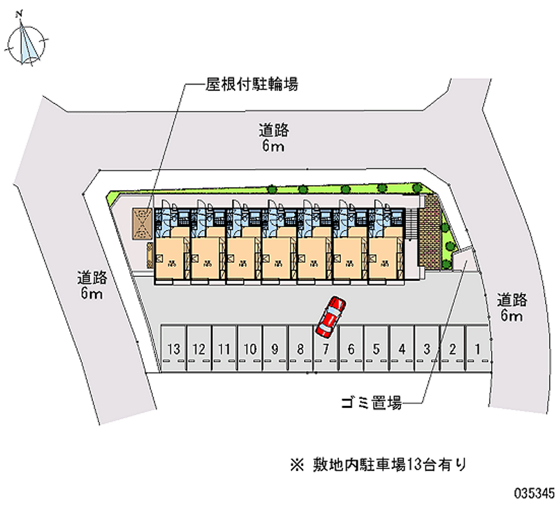 35345 Monthly parking lot