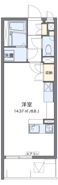 ミランダメルシーシャトー 間取り図