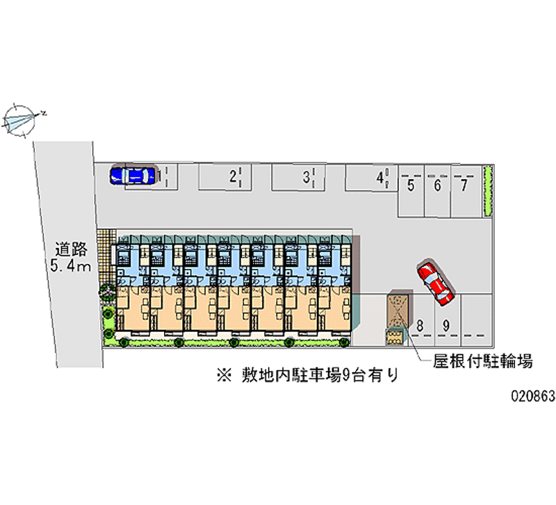 20863月租停車場