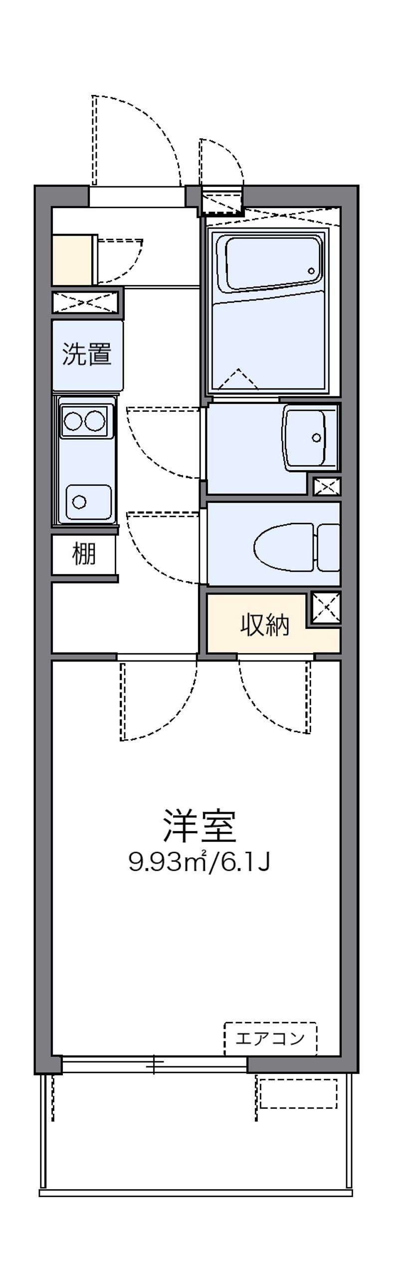 レオネクストコナ＆ミルク 間取図