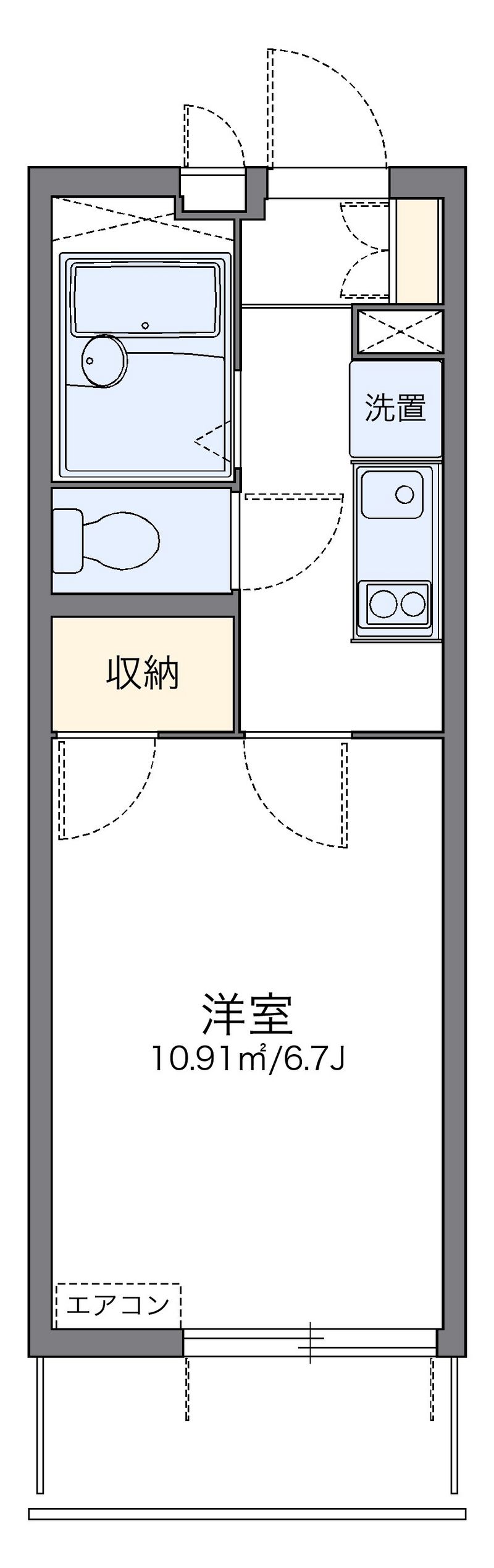 レオパレスサクセスファクター 間取図