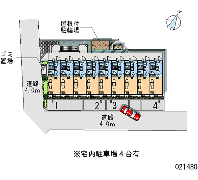 21480 Monthly parking lot