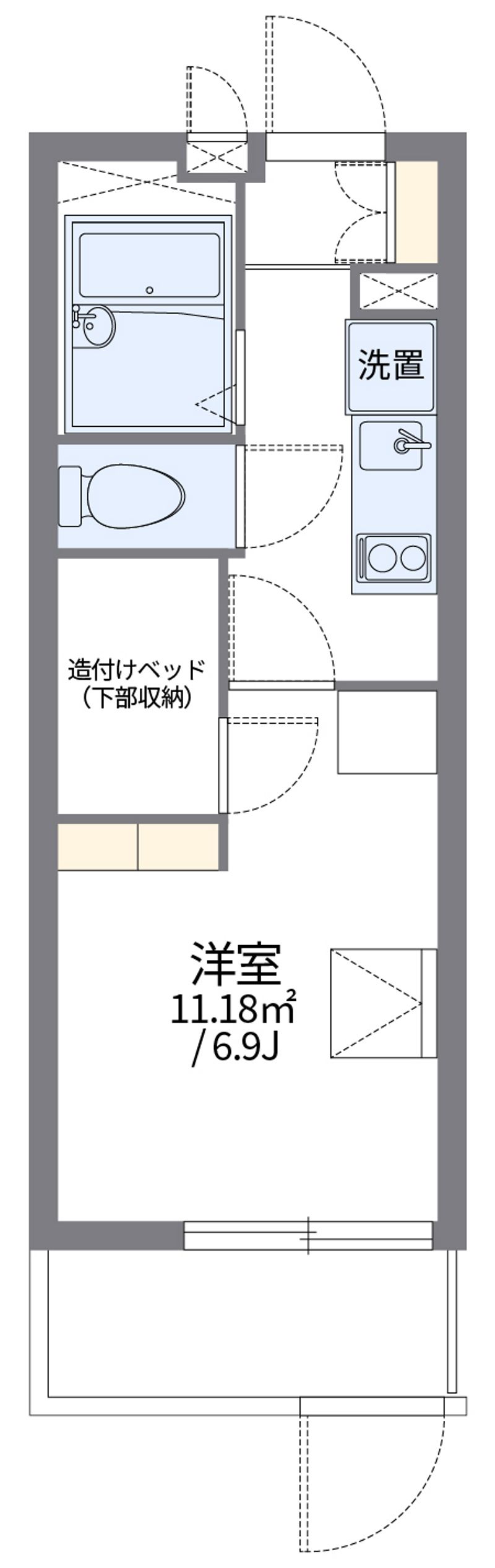 レオパレスジェントリーⅡ 間取図